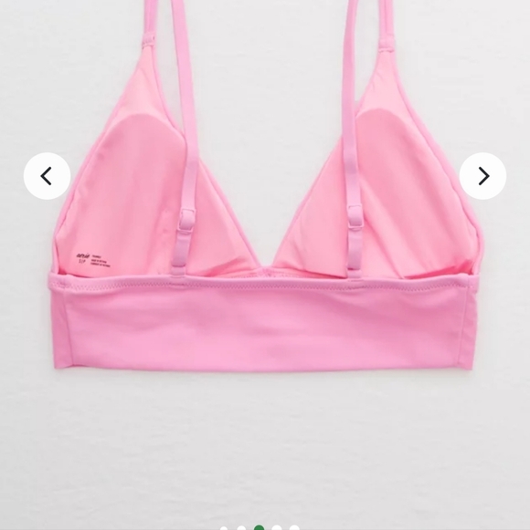 Aerie Longline Bikini Set | Best Buds Pink | XXS Top & Bottom | EUC - Picture 7 of 8